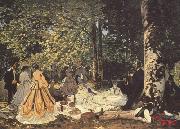Claude Monet Dejeuner sur l'herbe(study) (nn02) Sweden oil painting reproduction